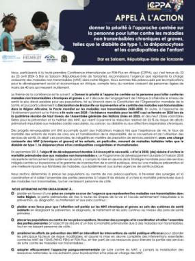 Appel à l'action : Donner la priorité à l’approche centrée sur la personne pour lutter contre les maladies non transmissibles chroniques et graves, telles que le diabète de type 1, la drépanocytose et les cardiopathies de l’enfant