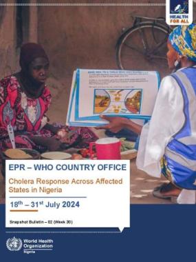 WHO Nigeria Cholera Snapshot Bulletin (Week 30)