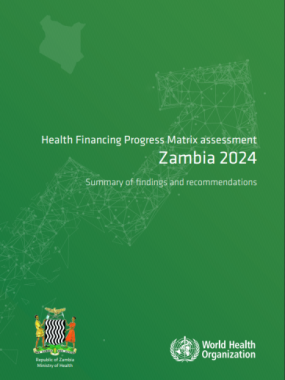 Health Financing Progress Matrix Report for Zambia 