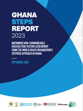 Cover page of Ghana STEPS Report 2023