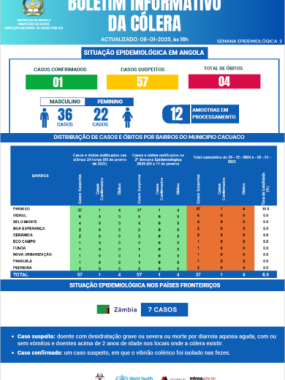 Boletim de Cólera 2024 Nº 1