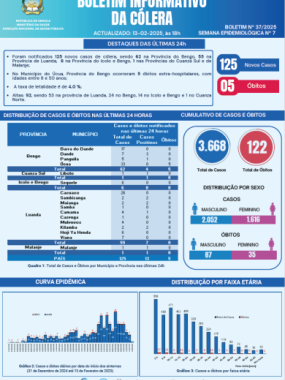 Boletim de Cólera 2025 Nº 37