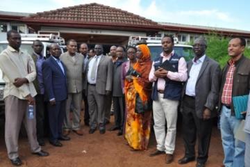 The FMoH-WHO-APOC delegation with the Benishangul-Gumuz regional leadership