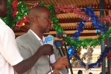 Dr Abdulmumini Usman, delivering a speech during the launch