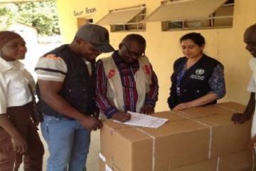 Handing over of SAM kits at Molai General Hospital, Jere LGA WHO