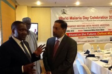 Aliko Dangote, GCON chats with WHO Nigeria Country Rep. Dr. Rui Gama Vaz