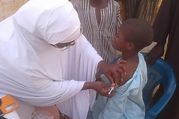 Reactive vaccinaation at a Kebbi health facility