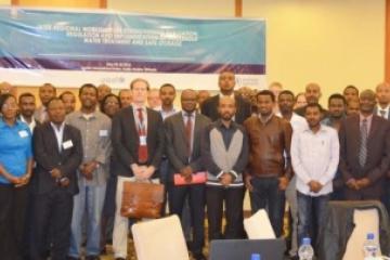 Participants of the inter-regional workshop on household water treatment and safe storage