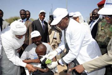 Lancement campagne Men A 2011 par le Chef de l'Etat SEM Idriss Deby Itno