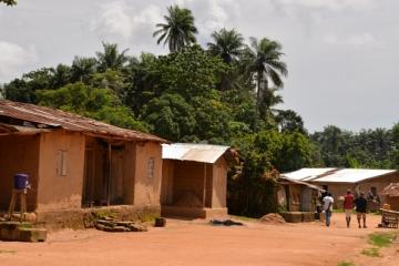 Vue partielle du village