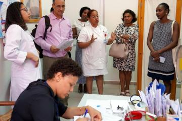 Pilot Health Center WHO PEN training session