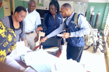 Lassa fever contacts identification and line listing at UNTH Enugu by the Hospital Infectious Disease and Control Unit, and Rapid Response Teams from Enugu State (including SMOH and WHO) and Nkanu West LGA (source: Dr Ada Erinne, WHO State Coordinator)