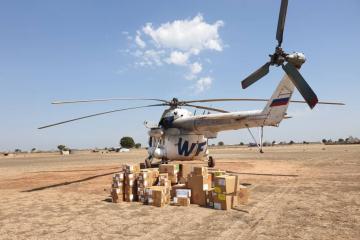 WHO delivers assorted lifesaving medical supplies to Mayom County in the Greater Unity Region to support flood affected communities.