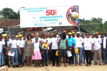 African Vaccination Week launched in Sao Tome and Principe 