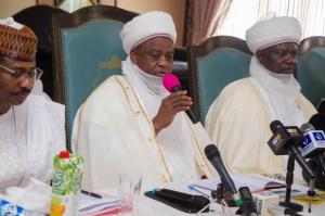 (L-R) ED NPHCDA, the Sultan and Emir of Argungungu at the NTLC meeting