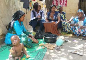 WHO personnel conducting House to house active case search in Adamawa State.