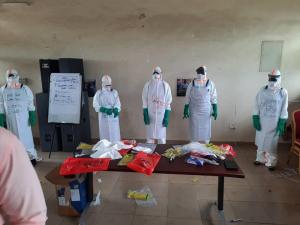 In South Sudan, WHO trained health workers on COVID-19 patient management 