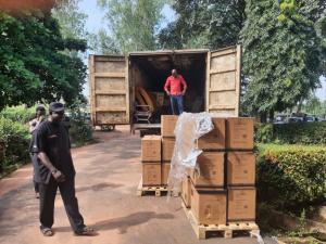 Anambra State Government receiving 265,000 face masks from WHO for YF vaccination teams