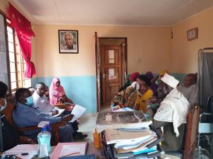 WHO and Ministry of Health Team in a dialogue during the BDSF Project evaluation