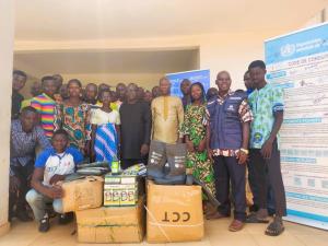 Don d’équipements et formation de volontaires en soutien aux urgences au Togo