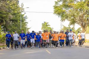 Participants in the Menya Walkathon