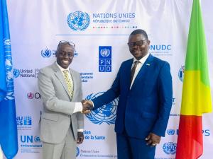 Rencontre entre le Représentant a.i. de l'OMS Congo et le Coordonnateur Résident du Système des Nations Unies