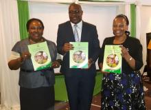  (L-R) Mrs Ifeoma Anagbogu/WHO GW consultant, Dr Sultani Matendechero NTDs Coordinator, and Dr Joyce Onsongo, WHO Kenya  /DPC 