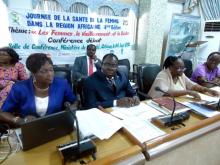 02 Dr Lucie C. OSSENI, Prof. Sosthene ADISSO, Prof Josiane E. HOUNGBE et Dr Olga A. HOUINATO, Directrice SME.