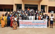 04 Photo de famille des acteurs reunis a Natitingou au Benin.