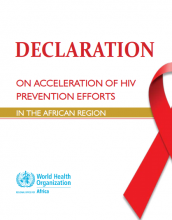 Declaration on Acceleration of HIV Prevention efforts in the African Region