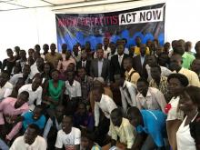 Group photo of the participants at the World Hepatitis day commemoration