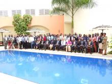 Workshop participants in a group photo