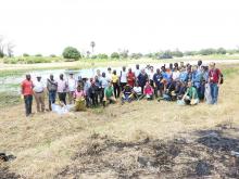 Participants after field work