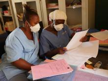 Nurses at the Lakka Government Hospital