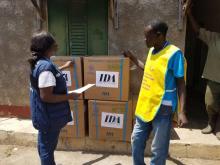 The supplies delivered to support the response