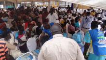 A cross section of the community members atteding the launch of the AVW in Juba