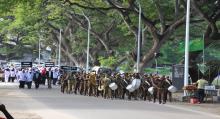 Marching Band during the commemoration of World TB Day 24 March 2018 Zanzibar