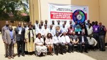 Participants posing for a group photo