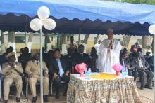 Le Secrétaire d'Etat à la Santé Publique Chargé de la Lutte contre les épidémies et les pandémies Monsieur Alim Hayatou Lamido de Garoua invite les leaders traditionnels du District de santé de Pitoa à s'engager dans la lutte contre le choléra pour mettre fin à l'épidémie en cours