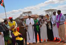 Some of the leaders at the Garissa meeting