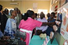 Dr Moeti visiting collage of Nursing and Midwifery at Juba Teaching Hospital