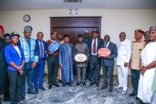 Group photograph of UNDARSIP stakeholders with the Vice President of Nigeria, H.E Yemi Osinbajo