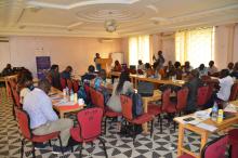 Cross session of participants during the KOICA consultative meeting in Gbarnga, Bong County