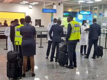 All travelers are screened on coronavirus on arrival at Kigali Aiport