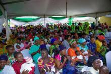 Mothers and Children at the Launch