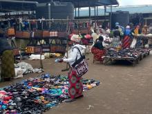 Crowded villages markets