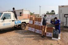 Oxygen therapy is a core part of the treatment of patients with severe COVID-19. Today, WHO delivered 15 Oxygen Concentrators to the Infectious Disease Unit in Juba 