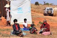 Garikai Camp residents waiting to see the doctor 