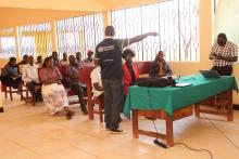 Participants during the training session in Kigoma