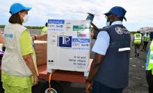 Mme Odile Bulten et Dr DIarra Abdoulaye, respectivement représentante adjointe Unicef et Représentant OMS aux Comores